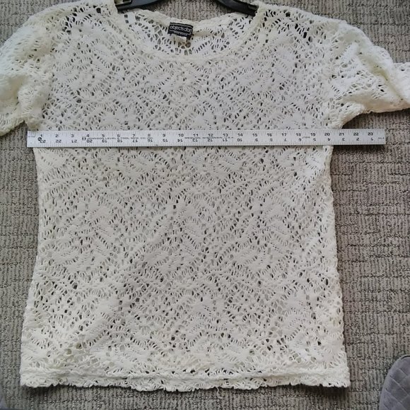 Objects d'art open weave Ivory Sweater - Picture 6 of 7